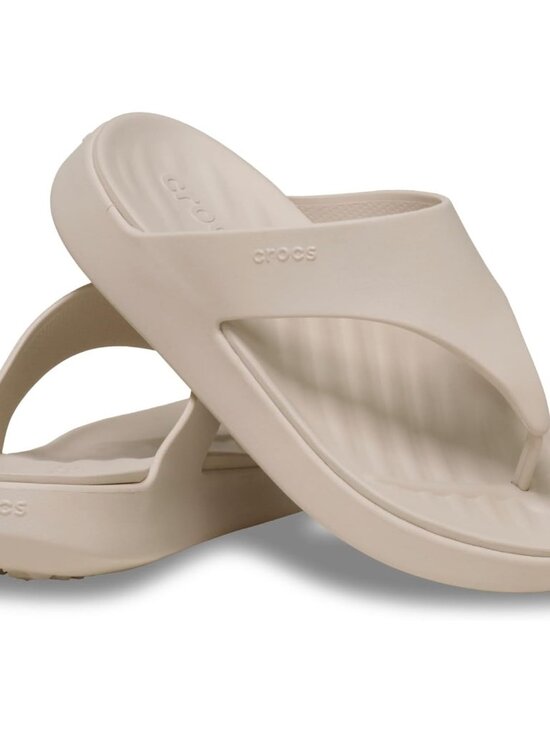 Women's Crocs Frappe Getaway Triangle Imported Slip On Flip Flops - Picture 4 of 6